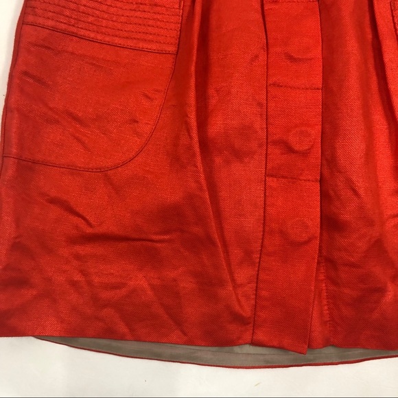 ❤️J. Crew orange linen skirt 4 - Picture 5 of 8